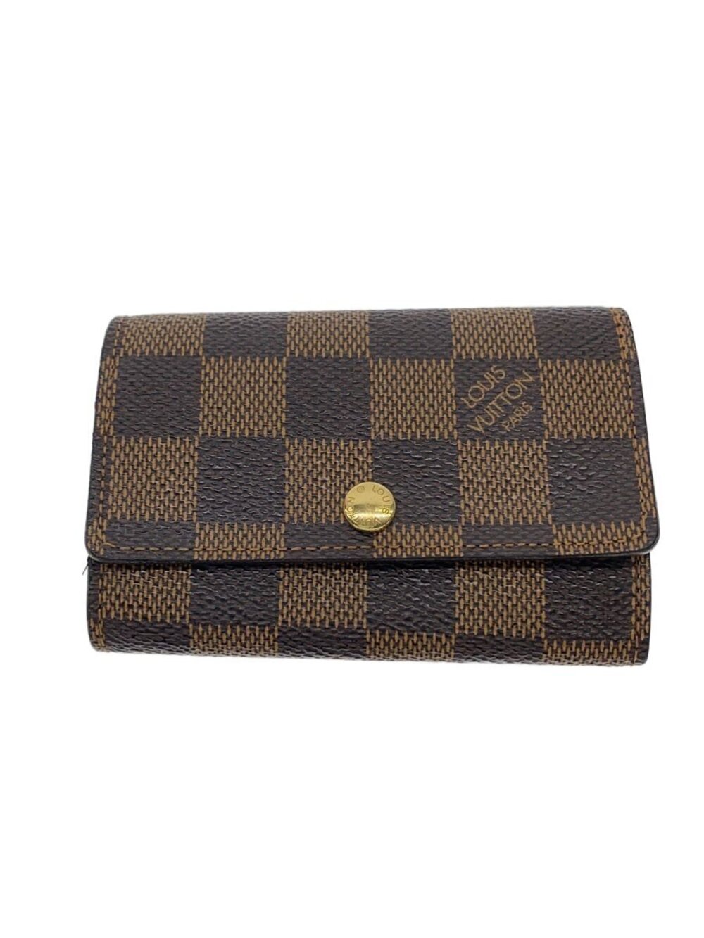 LOUIS VUITTON Multicles Ebene Brown Leather Brown All over
